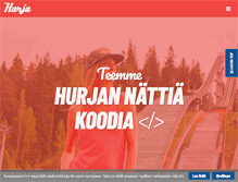 Tablet Screenshot of hurja.fi